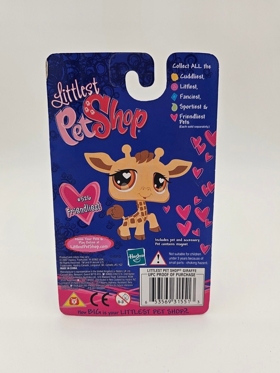 Littlest Pet Shop 526 ToysRUs EXCLUSIVE Giraffe Green Dish NEW IN