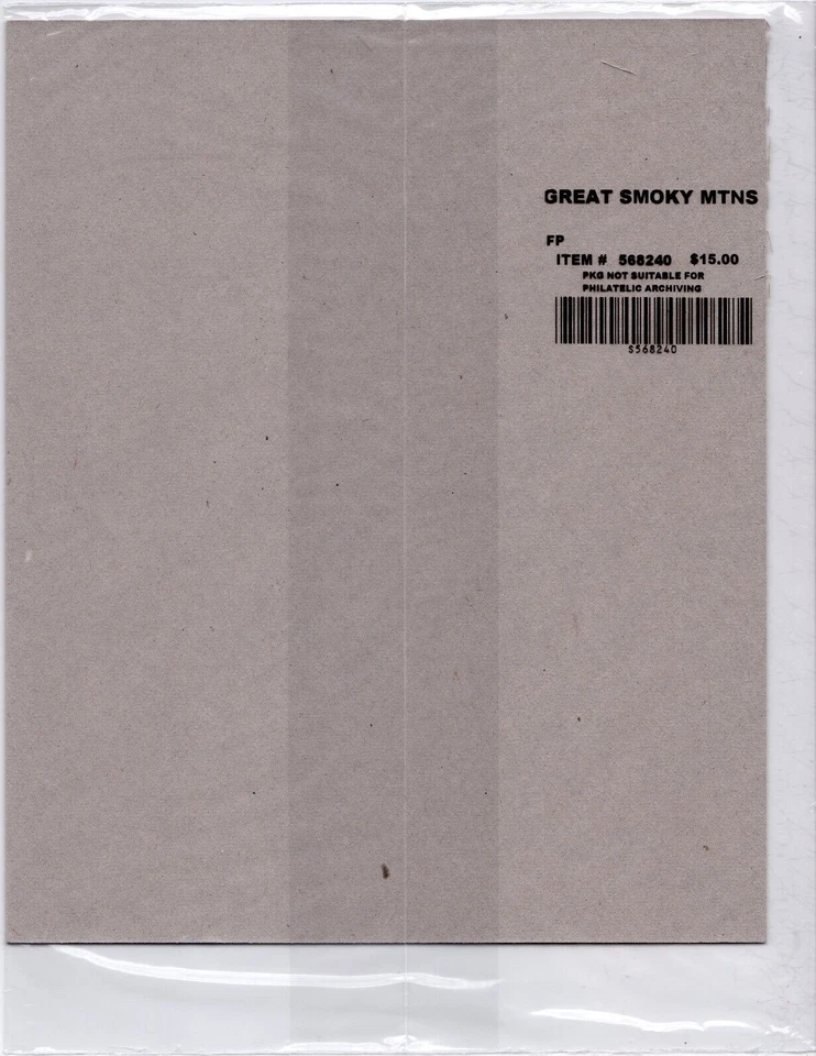 Hoja de 20 estampillas de correo aéreo Scott #c140 Great Smoky Mountains - selladas Foto 3 de 3