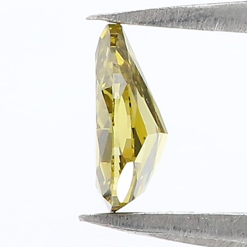 0.67 CT Natural Loose Pear Shape Diamond 6.75 MM Green Color Pear Diamond QL6469 - Picture 4 of 8