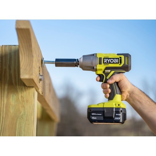 Ryobi 18V ONE+ 1/2" Schlagschrauber 375 Fuß/Pfund des Befestigungsdrehmoments - Bild 4 von 5
