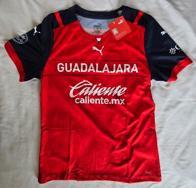 Puma Liga MX Chivas Guadalajara Women's 3rd Jersey 21/22 763252 01 Sz L