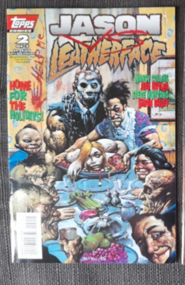 Jason vs Leatherface Topps Comic 2 of 3