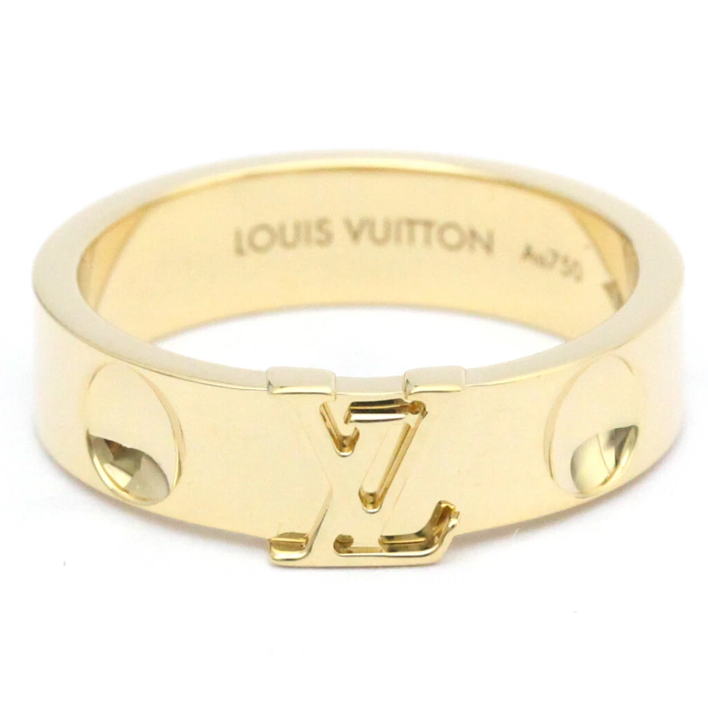 Louis Vuitton Berg Amplant LV Ring Q9K96H Yellow Gold (18K) Fashion No  BF562424