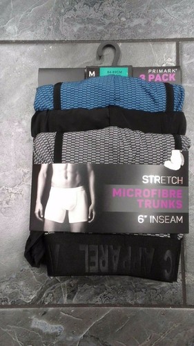 NWT PRIMARK MENS 3 PACK TRUNKS BOXER BRIEFS XS S M L XL 2X - Picture 10 of 10