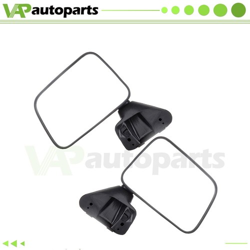 Pair Of Folding Manual Side Mirrors For 2002-2008 Ford Econoline Vans - Black 9 thumbnail image