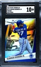 2020 Panini Chronicles Phoenix 12 Vladimir Guerrero Jr. HOLO SILVER PRIZM SGC 10