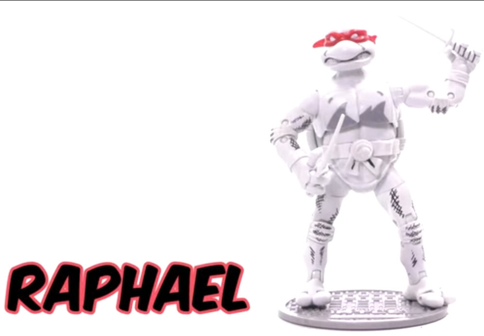 Playmates Teenage Mutant Ninja Turtles Elite Black & White