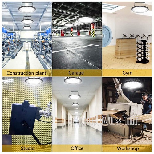 50W-800W UFO LED Hallenbeleuchtung Industrielampe High bay Hallenstrahler Lampe - Bild 11 von 33