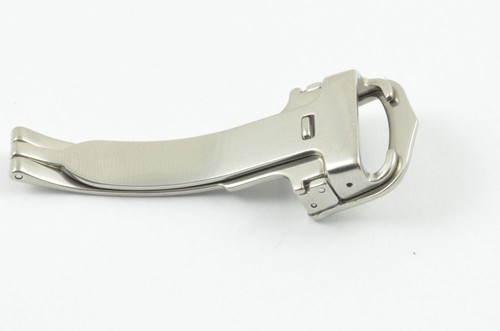 Cartier Leather Bracelet Folding Clasp 16mm Steel Deployment Clasp - 第 3/3 張圖片