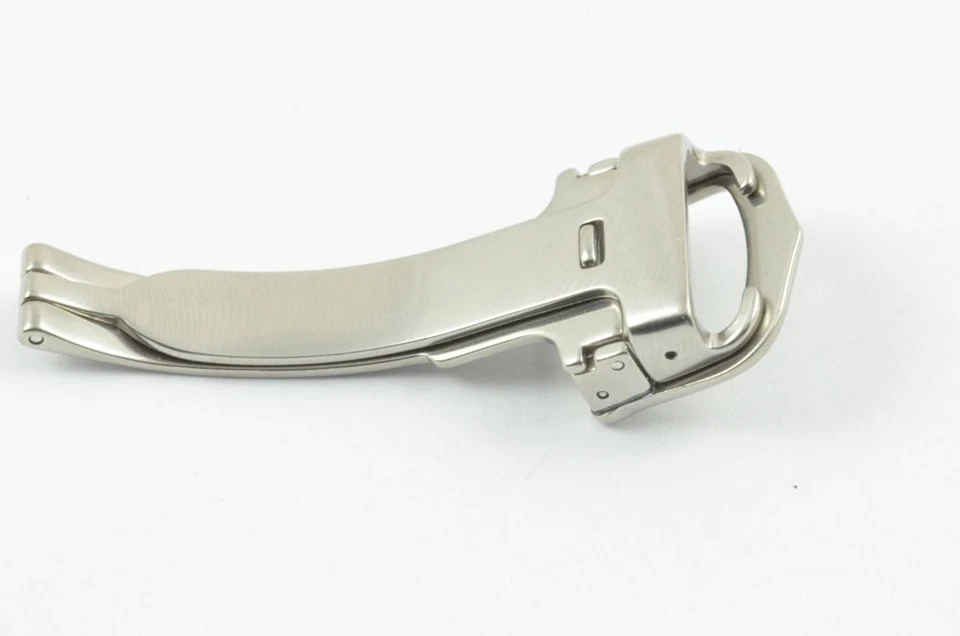 Cartier Leather Bracelet Folding Clasp 16MM Steel Deployment Clasp - Image 3 of 3