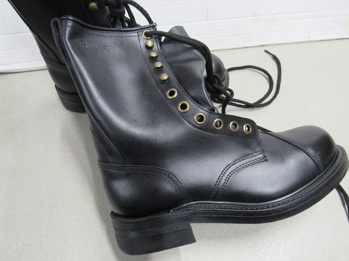 US Military ANSI Steel Toe Combat Work Boots Biltrite Sole 1991 Size 8 1/2 W NOS US Military ANSI Steel Toe Combat Work Boots Biltrite Sole  main image 3