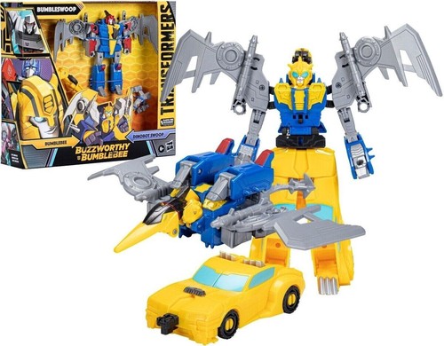 Transformers Studio Series Buzzworthy Bumblebee -BUMBLESWOOP & DINOBOT SWOOP-New - Picture 3 of 3