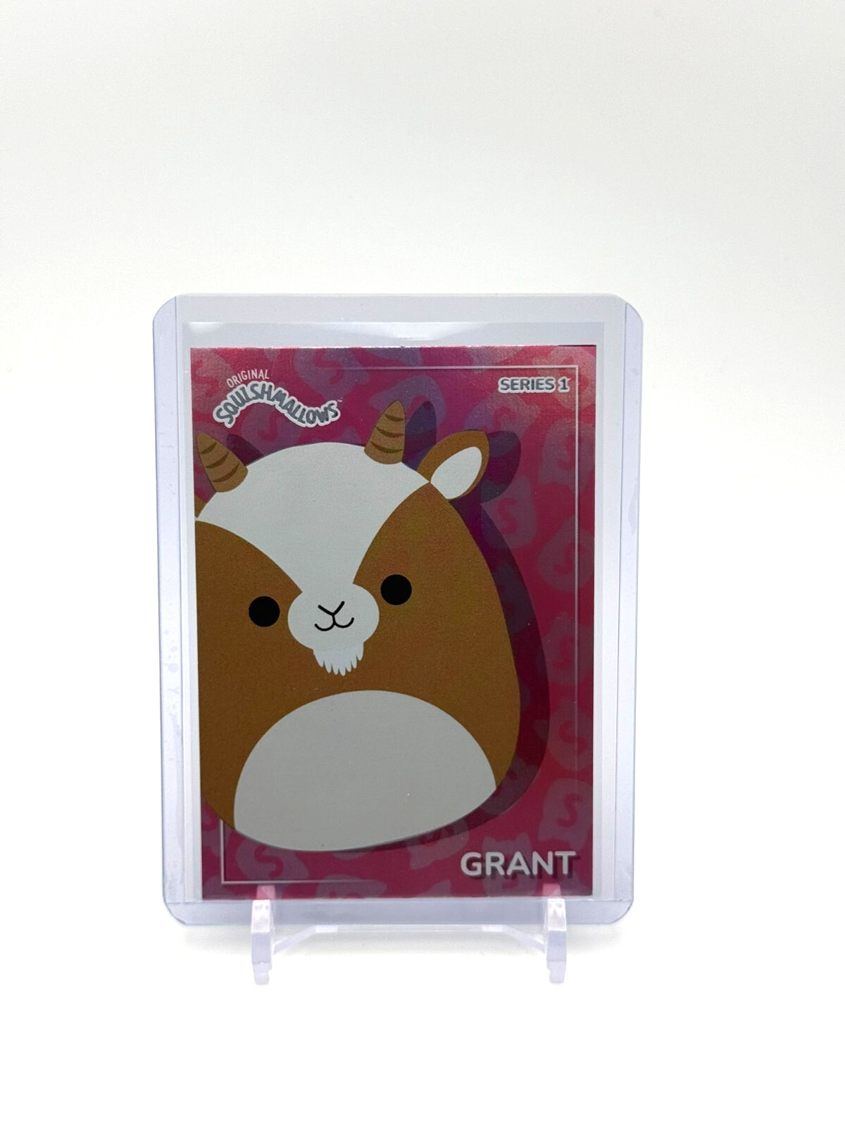 2024 Panini Squishmallows - #6 Grant - Pink Holo Foil 199/199 Bookend