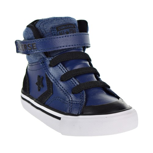 Converse Pro Blaze Strap HI Toddlers Shoes Navy-Black-White 762011C - 第 2/6 張圖片