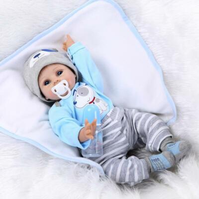 Reborn Babypuppe Mädchen – 55 Cm (22 Zoll), Aus Weichem Silikon, Lebensecht & Sicher Ab 3 Jahren