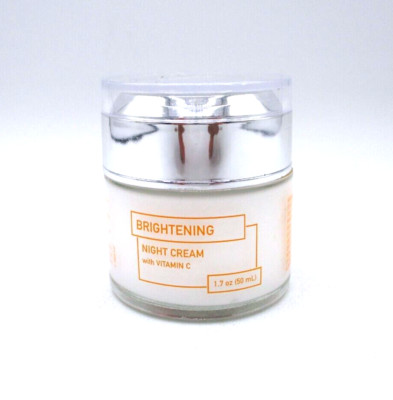 Global Beauty Care Brightening Night Cream With Vitamin C ~ 1.7 oz / 50 ml ~