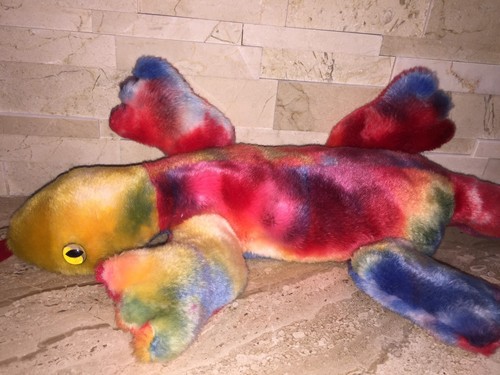 TY LIZZY THE TYE DYED LIZARD BEANIE BUDDY NO HANG TAG - Bild 3 von 5