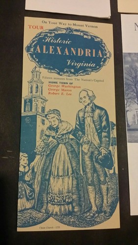 1950s Virginia Tourist Pamphlets / Brochures Williamsburg, Jamestown, Alexandria - Picture 3 of 9