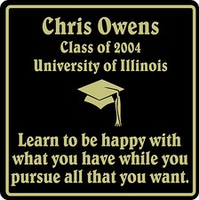 Personalized Graduation Sign #4 High School College Custom USA Made Gift