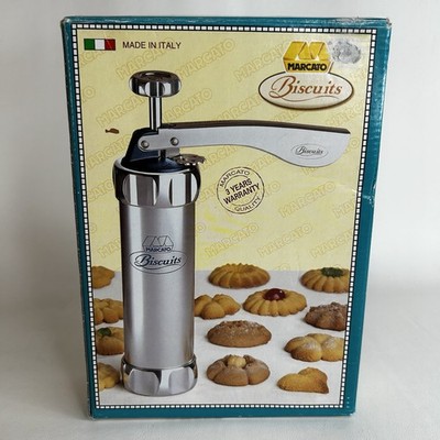 Vtg Marcato Biscuits Cookie Press Set of 20 Discs Made in Italy No Instructions