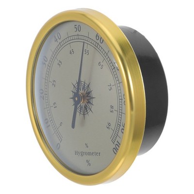 Goldenes Hygrometer Für Innenräume Luftfeuchtigkeitsmesser Mechanisches