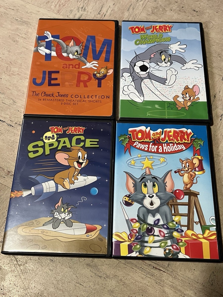 Tom and Jerry: Chuck Jones Collection DVD Lot Bundle 4 DVDs