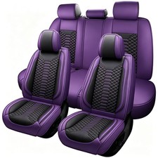 Full Set Leather Seat Covers For Jeep Wrangler Front Rear 5-seat Cushion Pad Mat