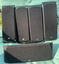 JBL Surround Sound Speakers Set Of 5 SCS500 Works