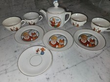 1940s Little Orphan Annie  Sandy Lusterware 10-pi Childrens Tea playset