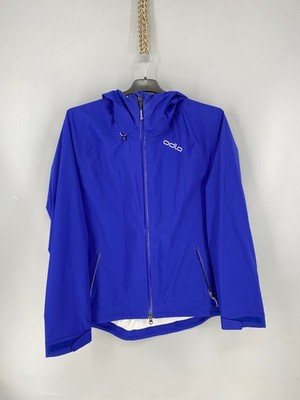 Odlo Waterproof Hardshell Rain Jacket Gorpcore Blue Size M 