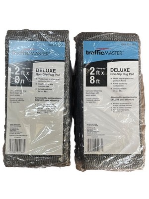 TrafficMaster TM 24 in. x 96 in. x .07 in. DELUXE INDOOR RUG GRIPPER PAD (2PK)