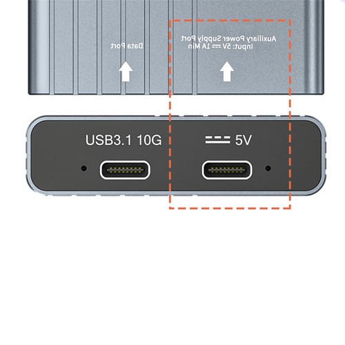 Aluminum USB 3.1 Gen2 10Gbps Card Reader Adapter for CFexpress Type A/Type B H - Zdjęcie 8 z 12
