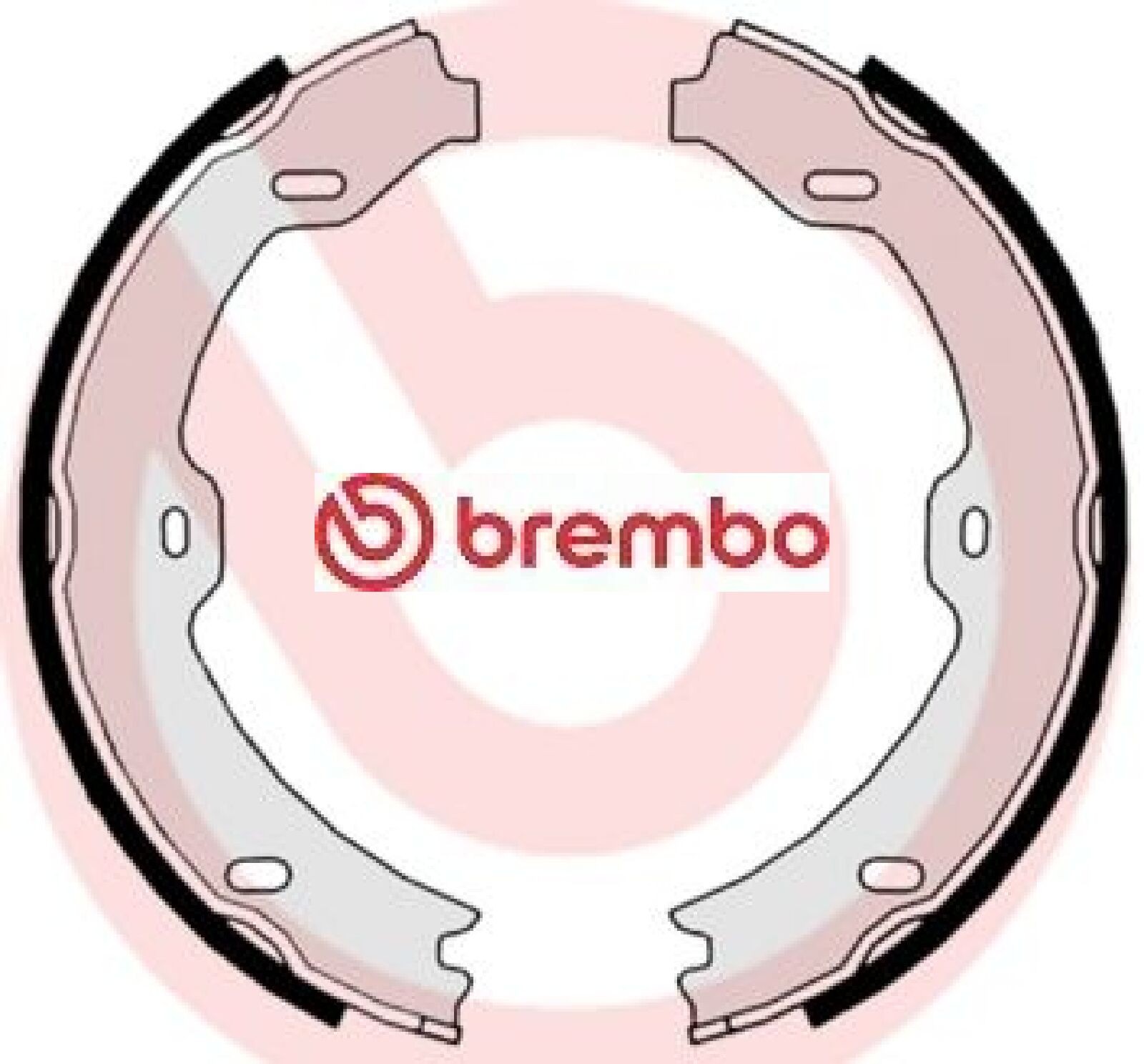 Brembo Bremsbackensatz, Feststellbremse S 50 519 Für Mercedes - Bild 2