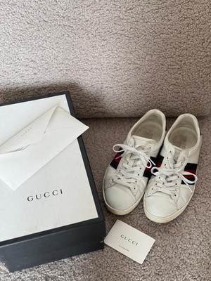 Gucci GG Ace 192713 Sneaker | Size 10.5G(11US) Купить gucci ace sneakers men 11 white elastic logo leather  main image 3