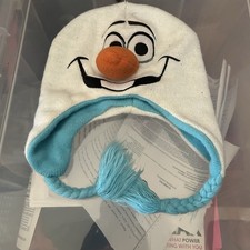 Disney Parks Frozen Elsa Youth Hat Blue OSFM Size