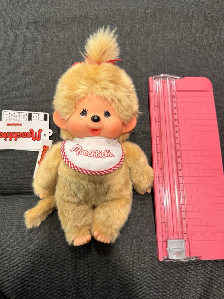 Monchhichi 251834 Premium Standard GIRL Tan Plush Doll Sekiguchi
