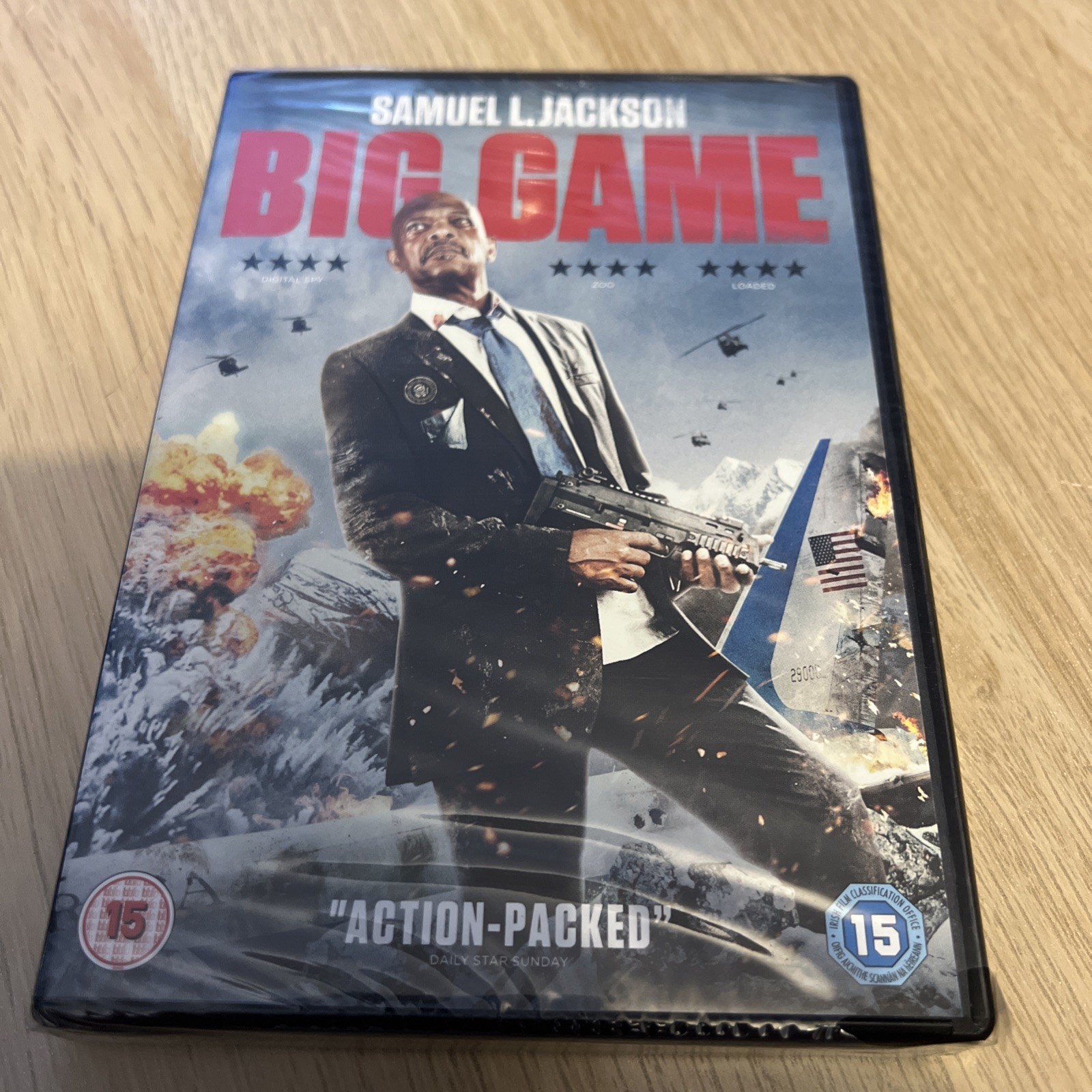 Big Game DVD  (2015) Samuel L. Jackson New Sealed Freepost Uk
