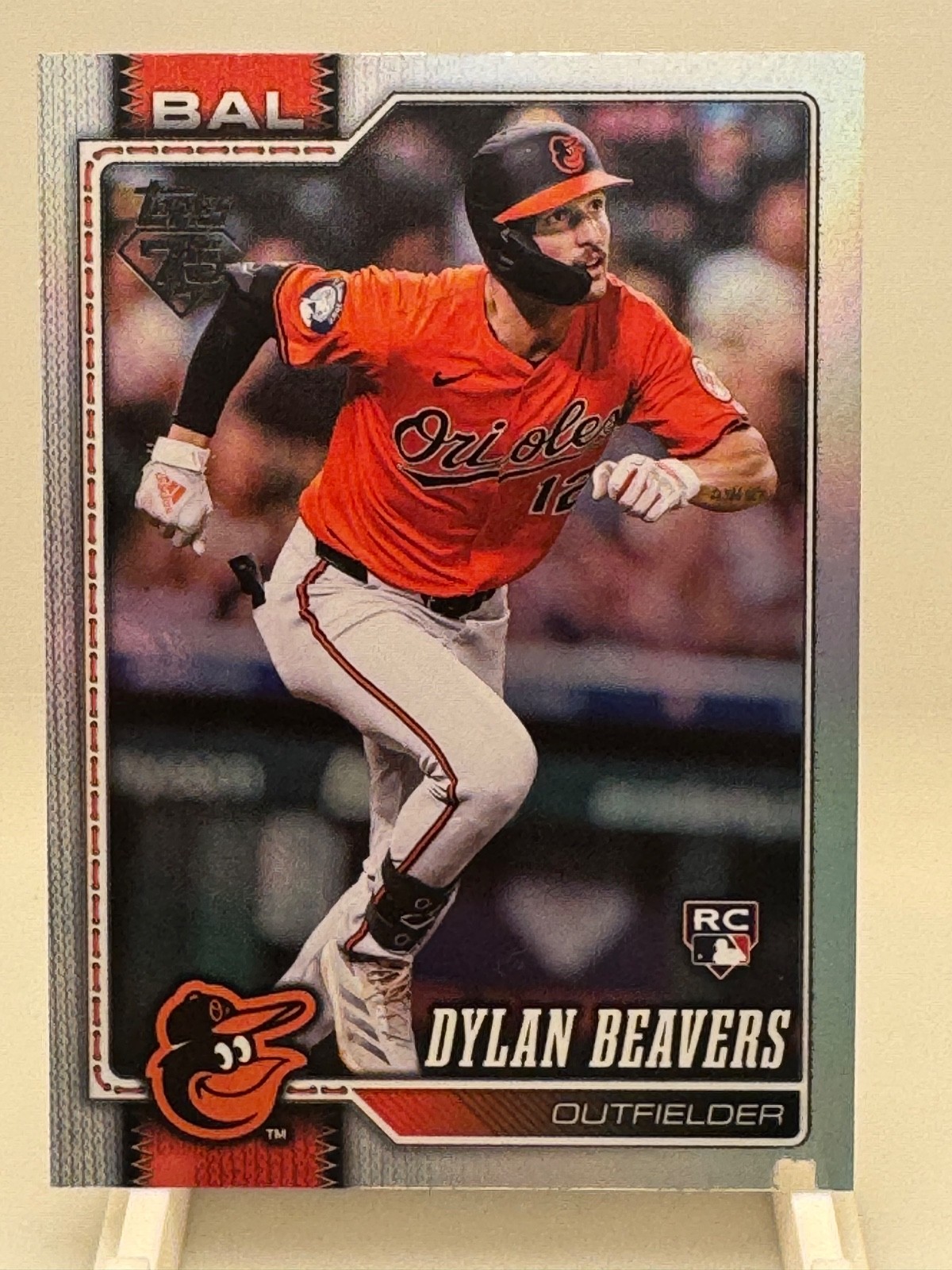 2026 Topps Series 1 ✨Rainbow Foil✨ #339 Dylan Beavers (RC) Baltimore Orioles