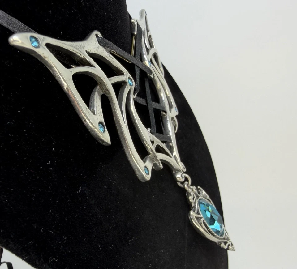 Collar Corsé Alquimia Gótico Vampiro Cristales Swarovski 2013 ENVÍO GRATUITO Foto 3 de 4