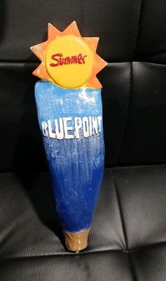 Blue Point Brewing Company Summer Ale Sun Ocean Beer Tap Handle 10.5  3D Wave 