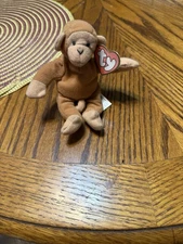 Ty Beanie Baby Bongo The Monkey Toy (4067)