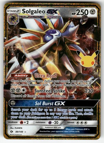 Solgaleo GX 89/149 Holo ME: 30th Celebration Classic Collection Pokemon NM