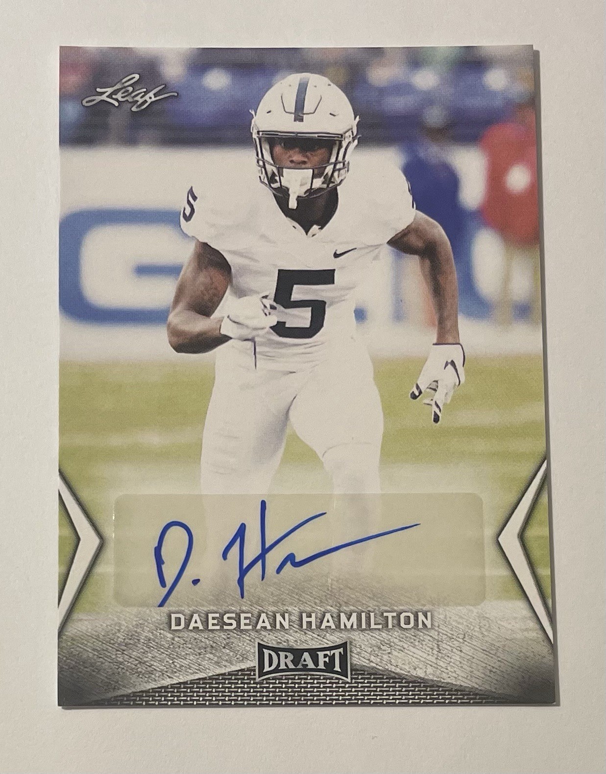2018 Leaf Draft Signatures Rookie Autograph #BA-DSH DaeSean Hamilton Rc Auto