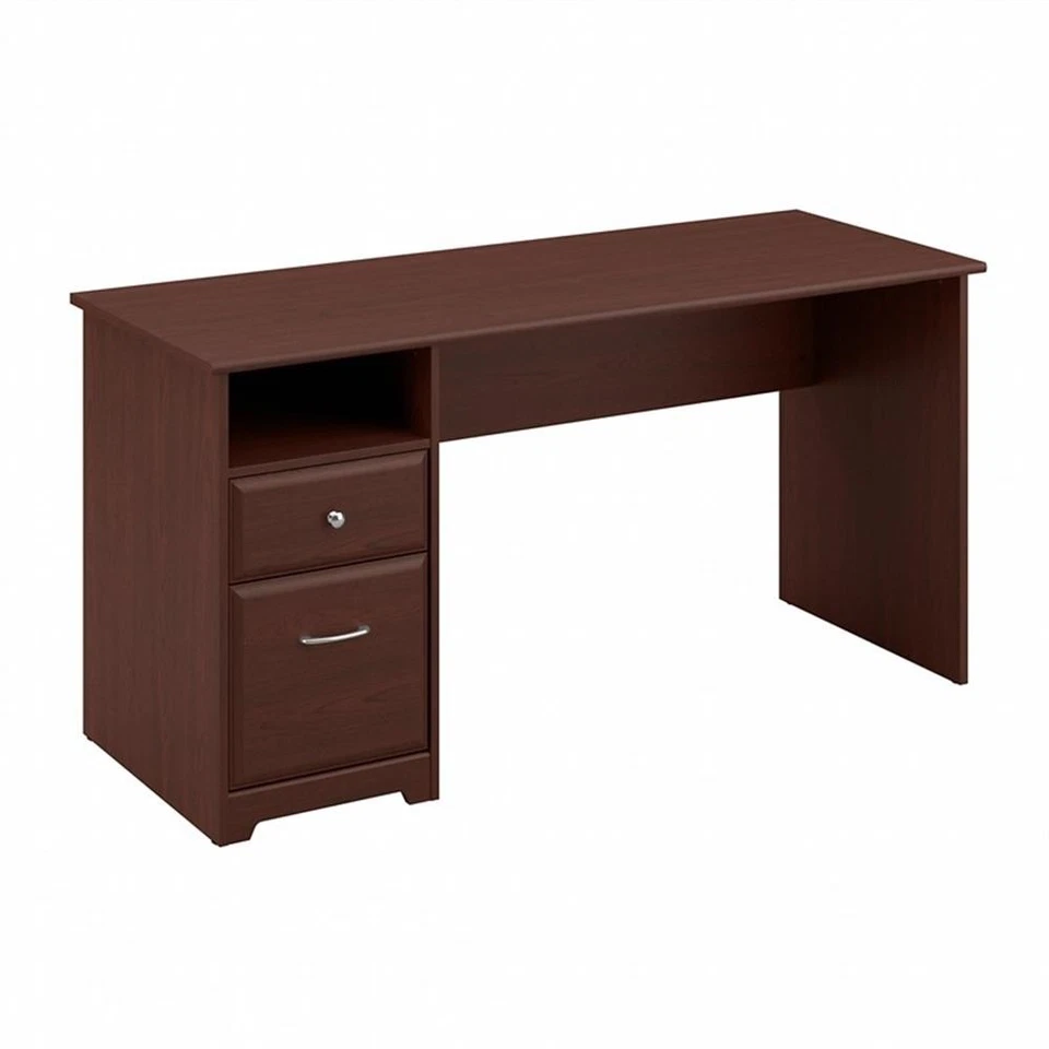 Bush Cabot 60" Wood Computer Desk with Drawers in Harvest Cherry - Image 2 of 4