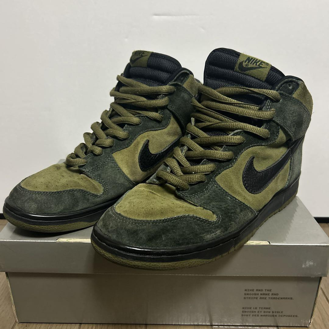 Nike Dunk Hi SB Hulk Size 10.5 US 28.5 CM With Box & Laces Pre-Owned
