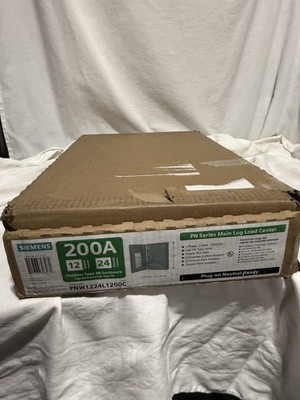 Siemens PNW1224L1200C 200 Amp 3R 12 Space 240/120 Main Lug MLO Panel Load Center