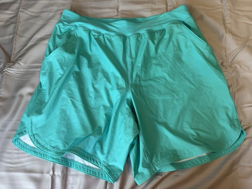 Lands End schnelltrocknende Bade-Boardshorts mit Futter 9" Schrittlänge türkis türkis türkis 22W