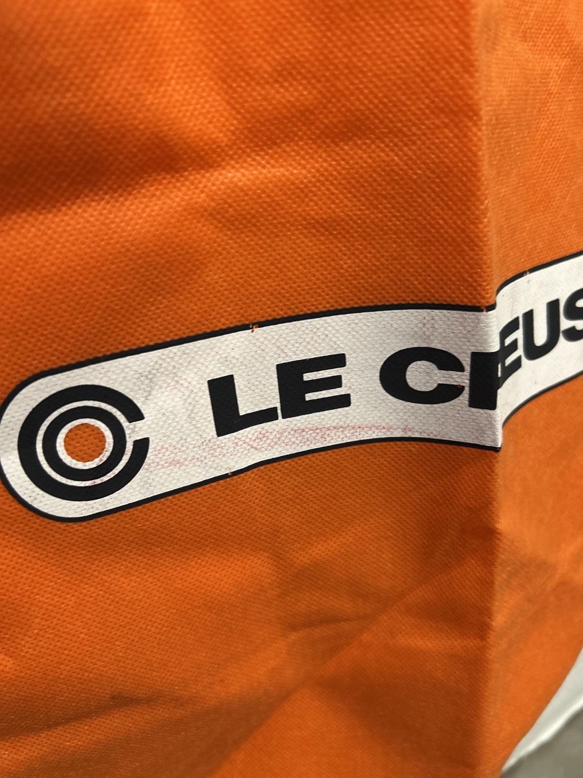 Bright Orange Le Creuset Tote Bag image 2