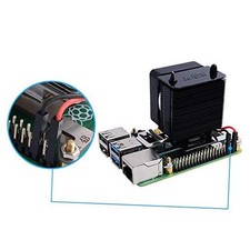 Raspberry Pi Cooling Fan, Raspberry Pi ICE Tower Cooler, RGB Cooling Fan with