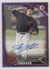 2016 Bowman Retail Prospect Purple 197/250 Johnny Omahen John #PA-JO Auto 0o9
